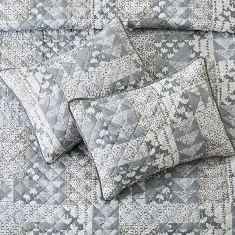 3-Piece Reversible Ultra Lighweight Coverlet Premium Microfiber Bedspread Quilt Set