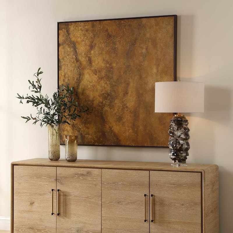 Uttermost Burn Hand Painted Canvas