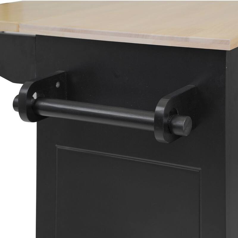 54" Kitchen Island Cart with Wheels