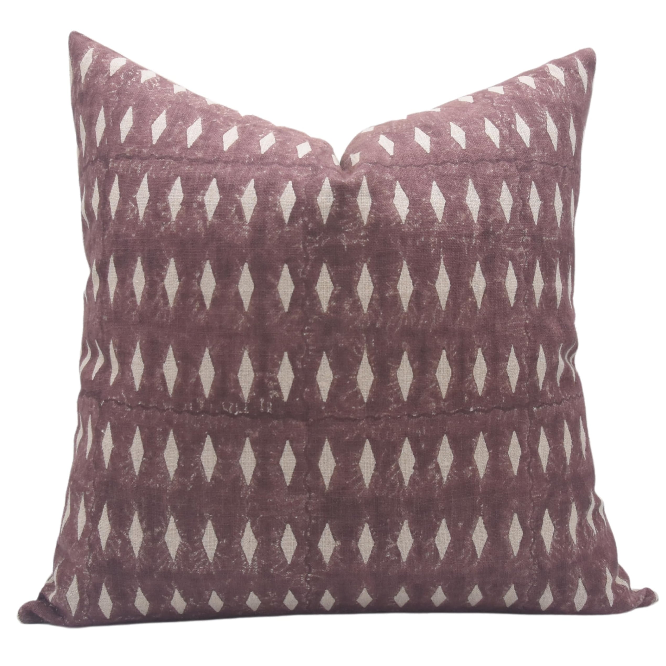 Fabdivine Thick Linen Pillow Cover Handmade Natural Home Decor, Omji