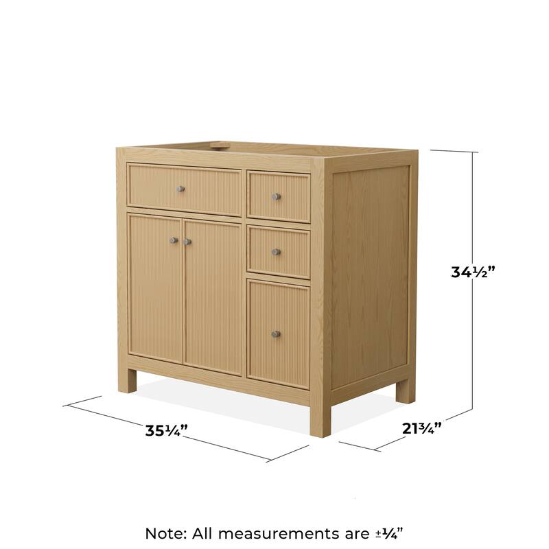 Wyndham Collection WCF9292-36S-CXSXXMXX Pendry 36" Single Free