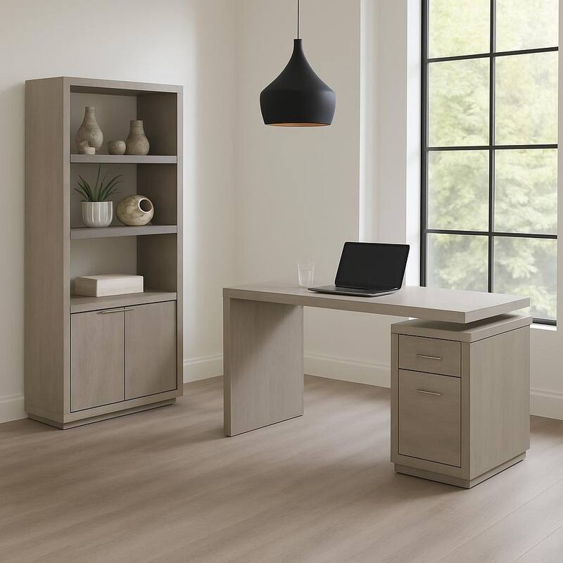 Solstice Modern 3-drawer Desk