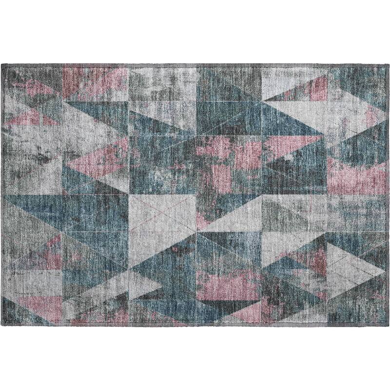 Premium Washable Super Soft Contemporary Mosaic Mayfield Rug
