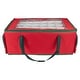 preview thumbnail 3 of 4, 24" Red and Green Christmas Ornament Storage Bag with Removable Dividers