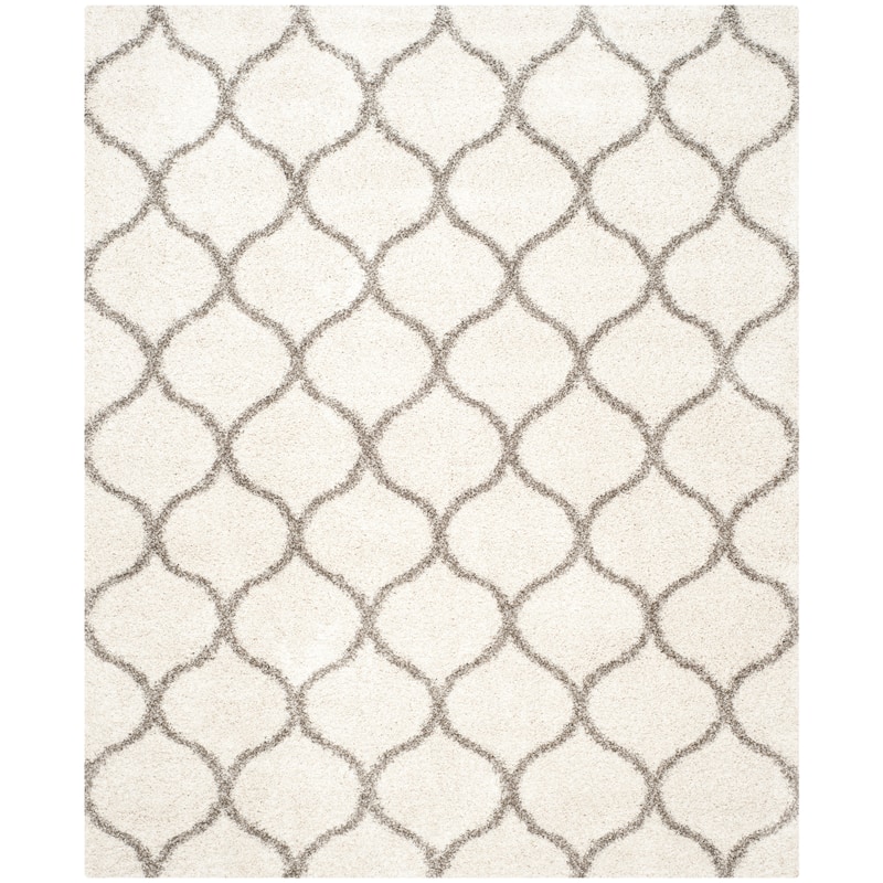 SAFAVIEH Hudson Shag Pushpa Trellis 2-inch Thick Area Rug