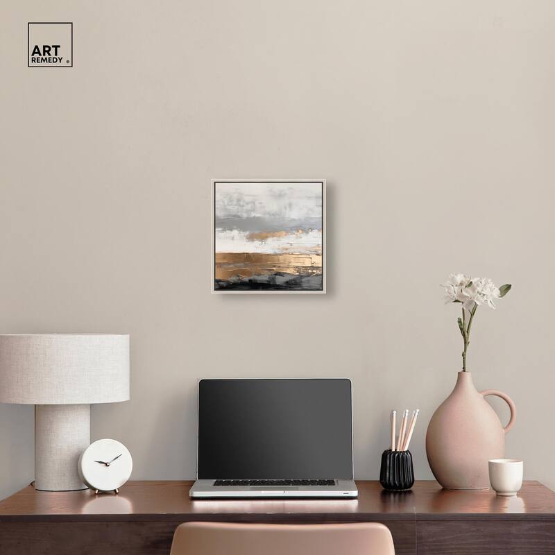 Moonlit Gold II Canvas by Art Remedy