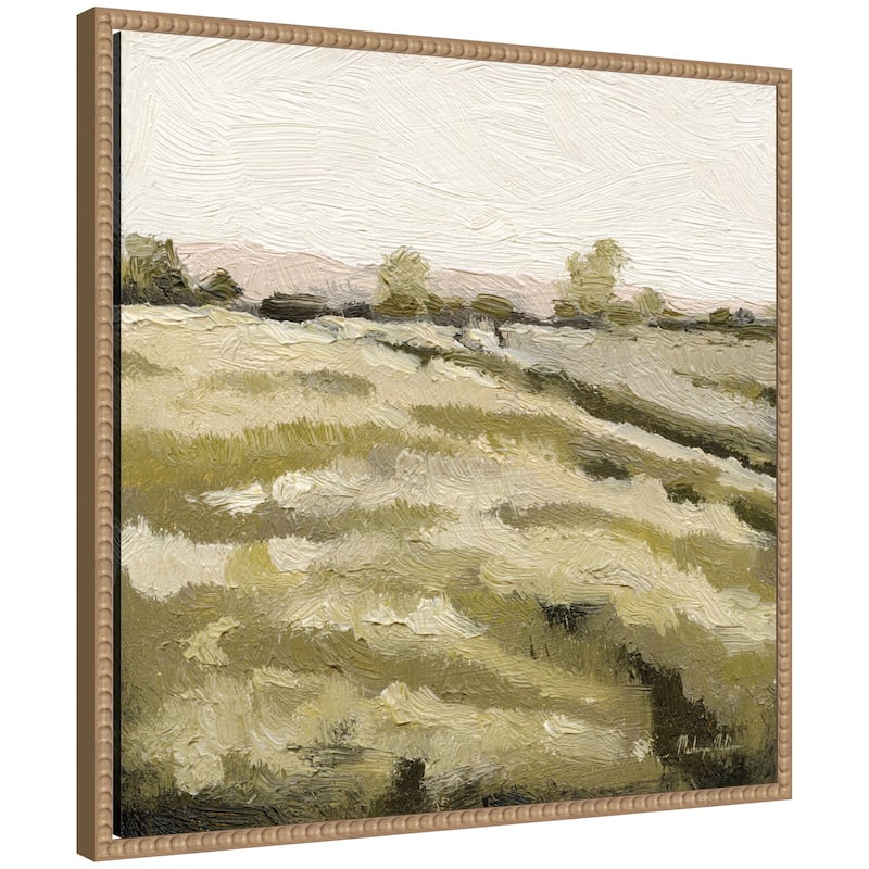 Kate and Laurel Petit Views No 10 by Mackenzie Nelson Framed Canvas Wall Art Print - 22 x 22