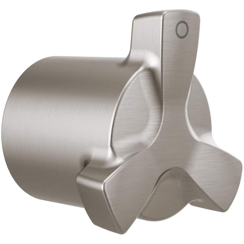 Delta Stryke Integrated Diverter Trim Cross Handle - Lumicoat Stainless