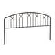 preview thumbnail 4 of 16, Hillsdale Furniture Riverbrooke Metal Arch Scallop Headboard, Bronze