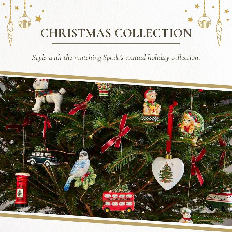 Spode Tree Brit Post Box Ornament