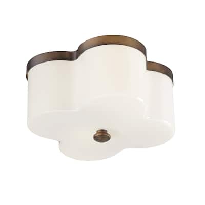 Maxim 12240 Clover 2 Light 13" Wide Flush Mount Ceiling Fixture