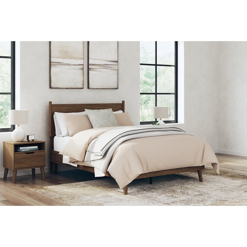 Signature Design by Ashley Fordmont Dark Brown Panel Headboard - Full
