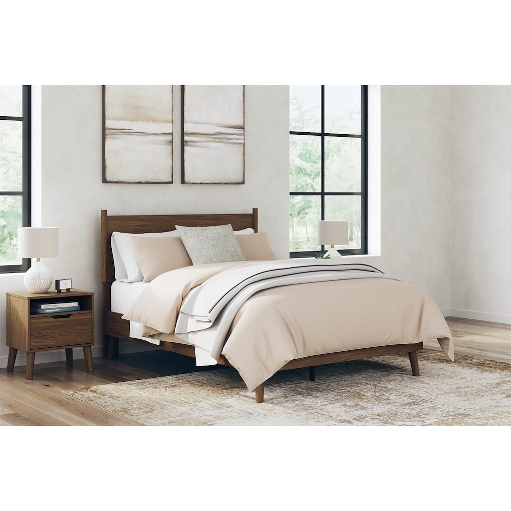 Signature Design by Ashley Fordmont Dark Brown Panel Headboard