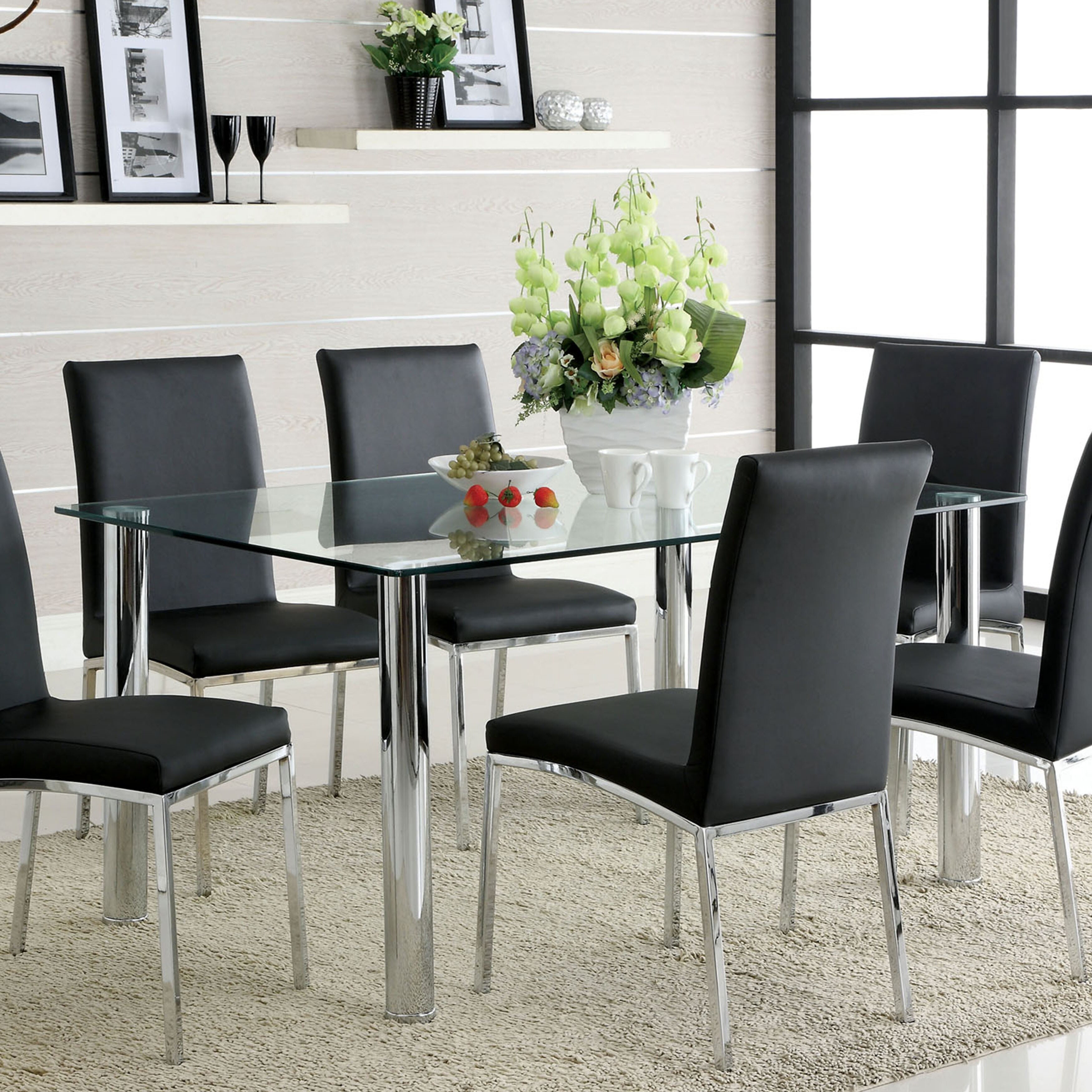 Furniture Of America Arden 7 Piece Contemporary Dining Set Overstock 6521218