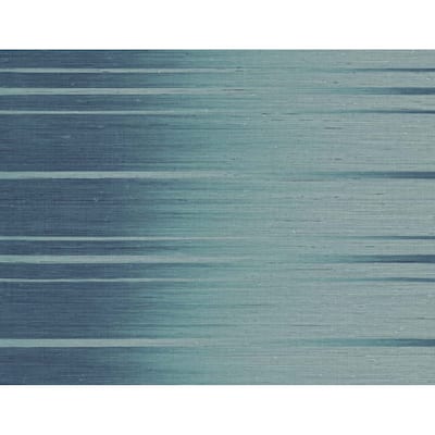 Seabrook Designs Horizon Ombre Embossed Vinyl Unpasted Wallpaper