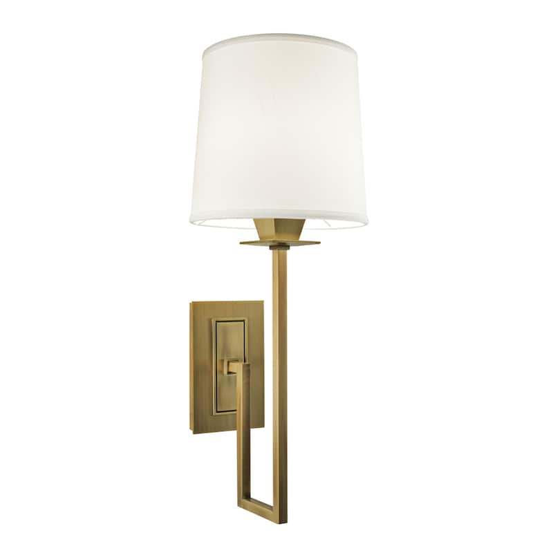 Maya 19.25'' High 1-Light Sconce - Aged Brass - 19.25 inch Tall