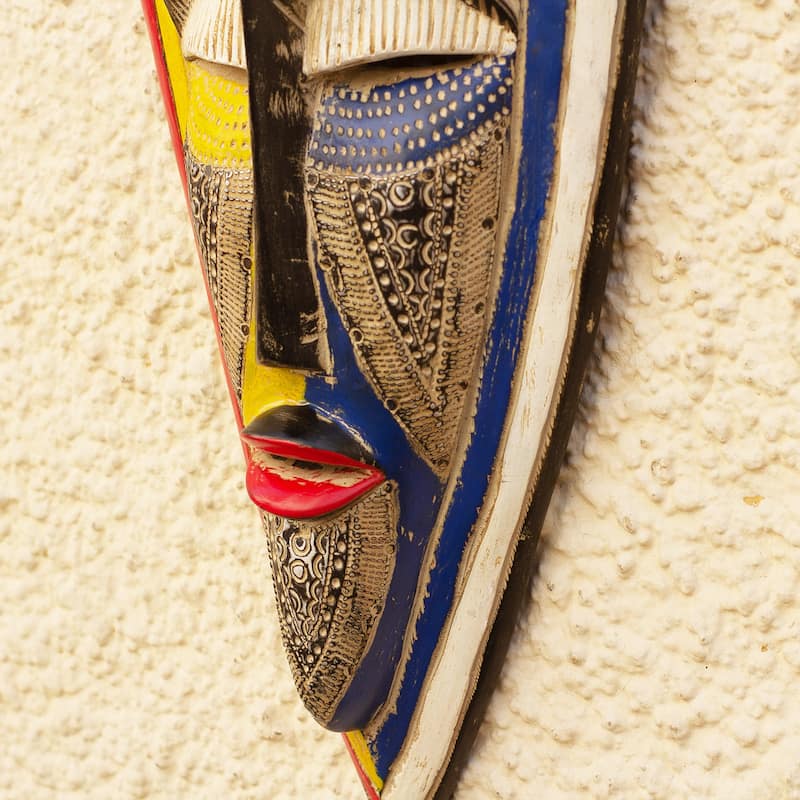 Novica Handmade Console Me African Wood Mask