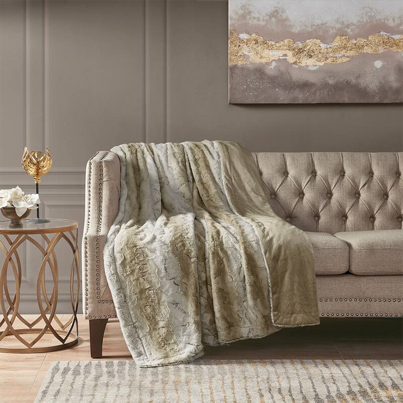 Super Cozy Soft Throw, 100% Polyester Reversible Throw Blanket for Couch, Machine Washable - 60x70 inches