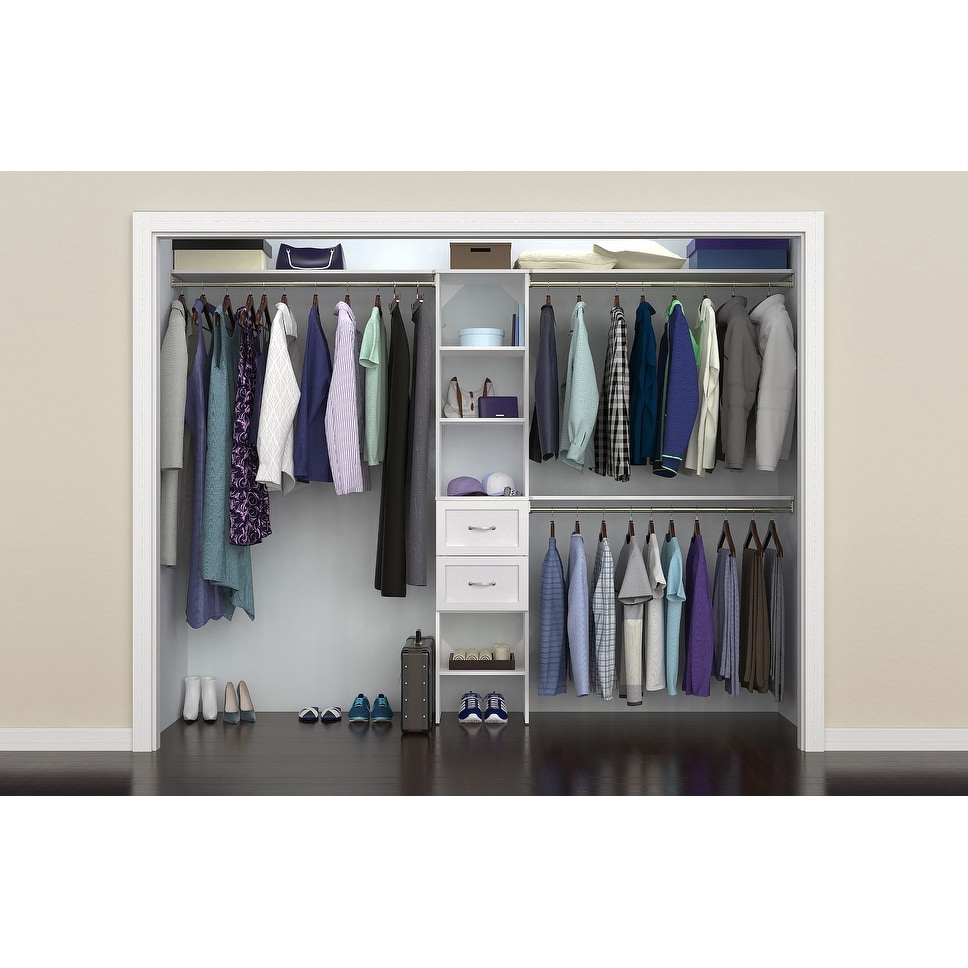 ClosetMaid SuiteSymphony 16-Inch 2-Drawer Closet Tower Organizer-image