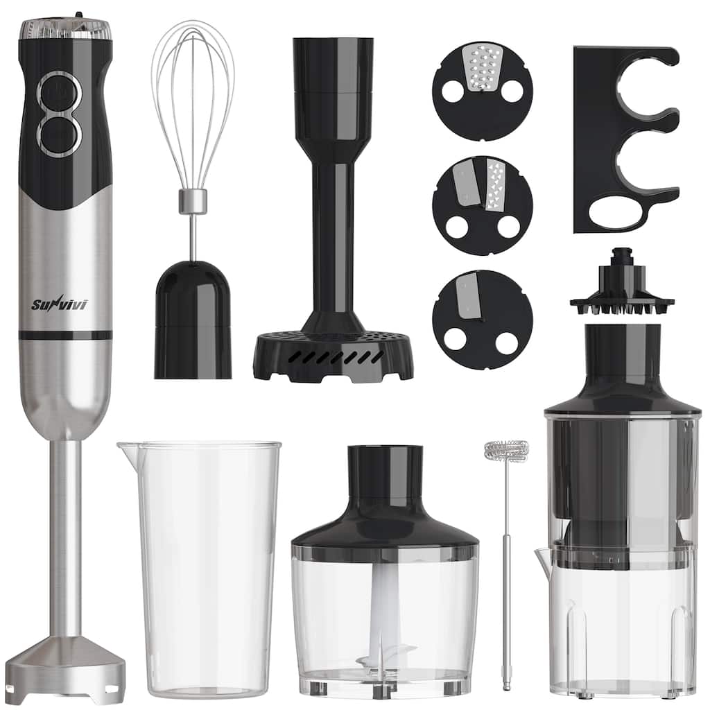1000W Hand Blender with 10 Attachments - N/A