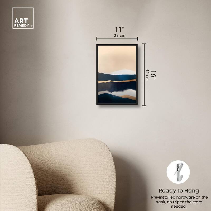 Golden Seam I Canvas by Art Remedy