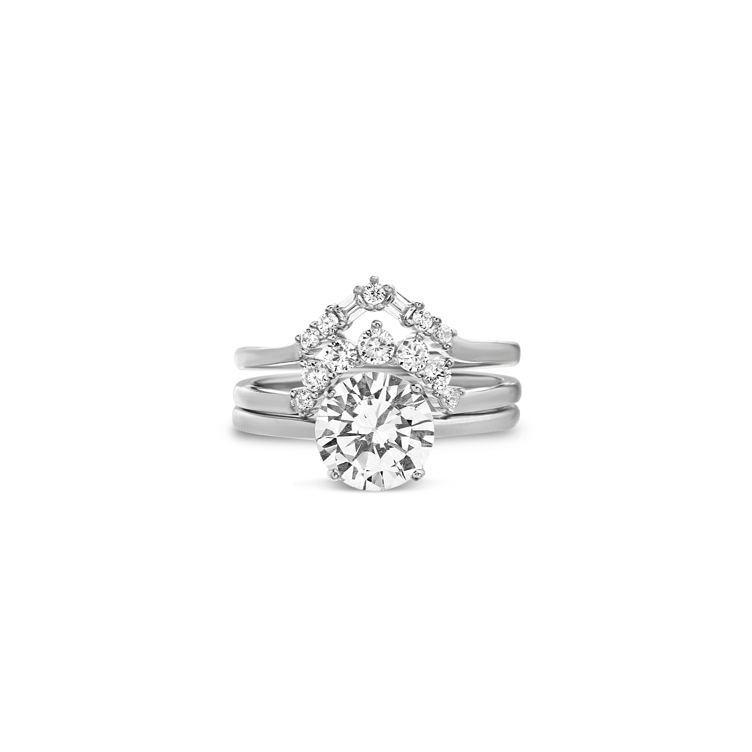 two set wedding rings