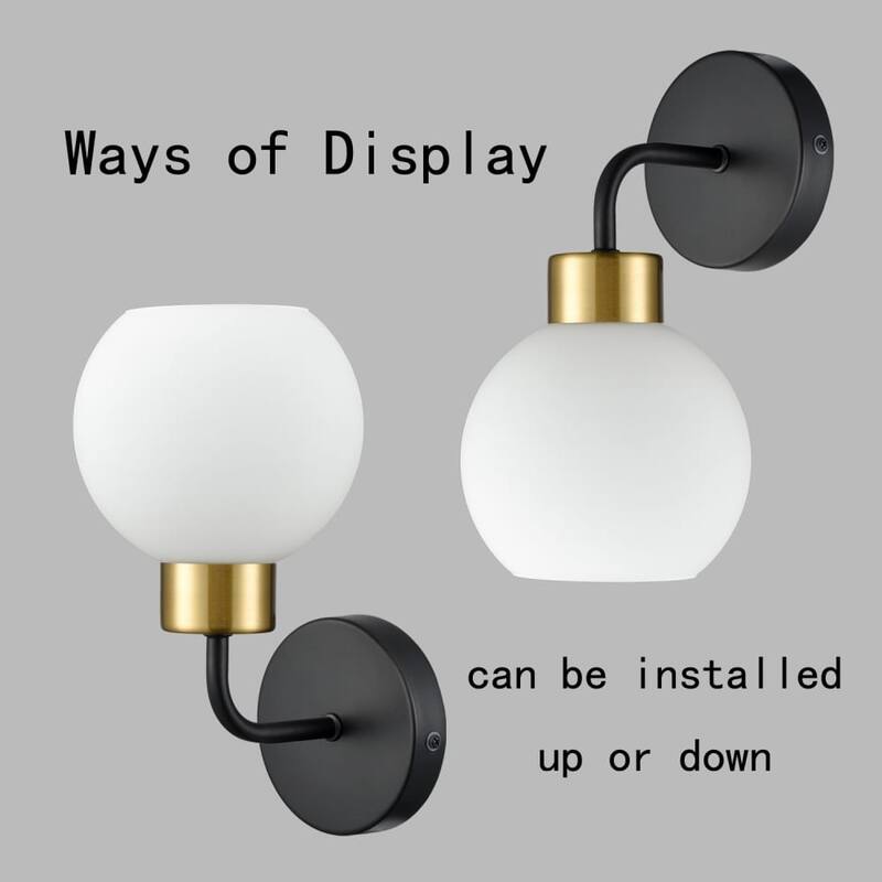 Tenerife Brass Modern Bath Vanity Light / Wall Sconce