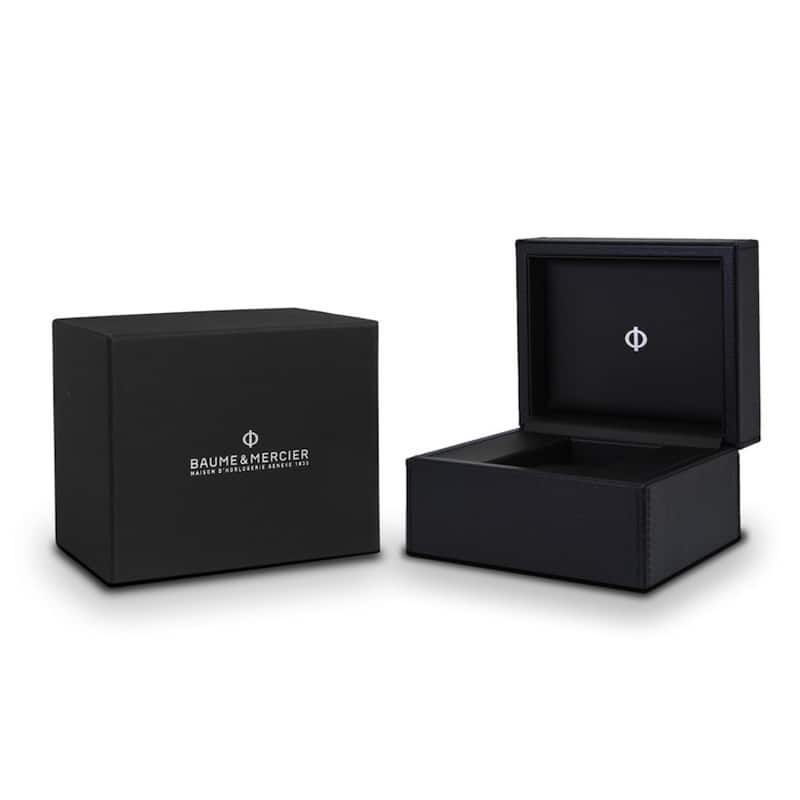 Baume and Mercier Clifton Men's Watch - Black Face, Black Band