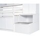 preview thumbnail 29 of 27, Twin Size Wooden Loft Bed Big Storage with Under-bed Desk, with Drawers, with Shelves