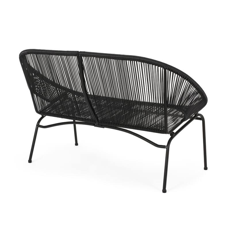 Naomi Outdoor Hammock Loveseat Bench by Christopher Knight Home