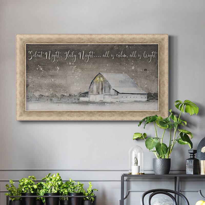 Silent Night Premium Framed Canvas- Ready to Hang