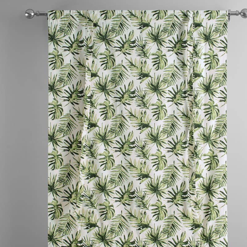 Exclusive Fabrics Artemis Printed Cotton Tie-Up Window Shade (1 Panel)