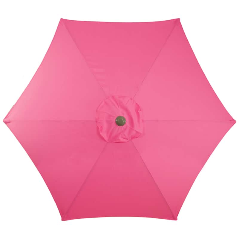 7.5ft Outdoor Patio Market Umbrella with Hand Crank