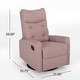 preview thumbnail 11 of 15, Woodglen Swivel/Glider Push Back Nursery Recliner by Christopher Knight Home