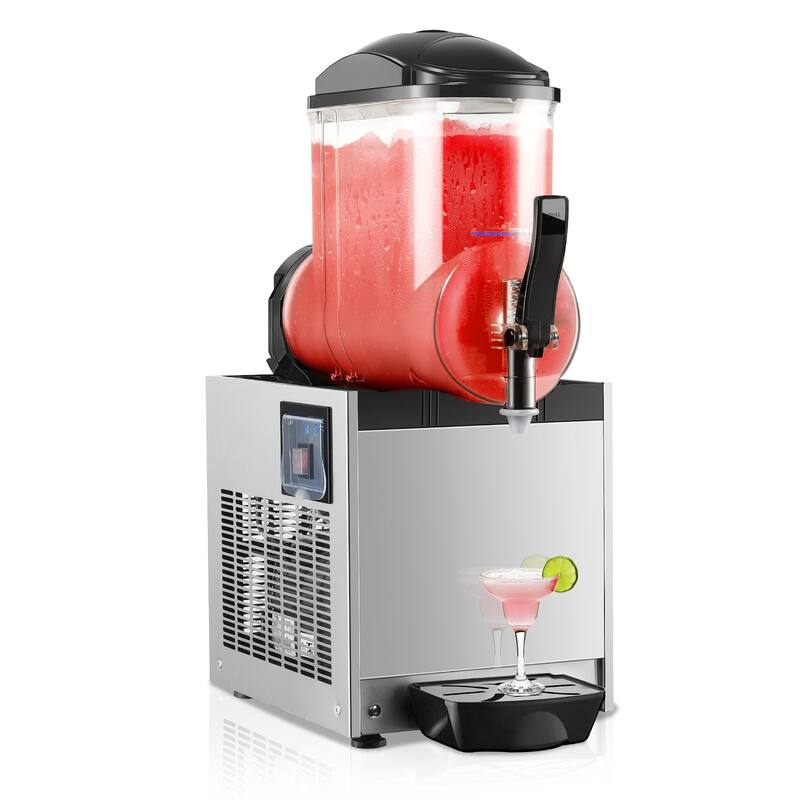 Commercial Slushy Machine, 3L/6L/12L/24L/36L, Self-Cleaning, for Margaritas, Alcoholic Beverages, Smoothies, and Soft Ice Cream