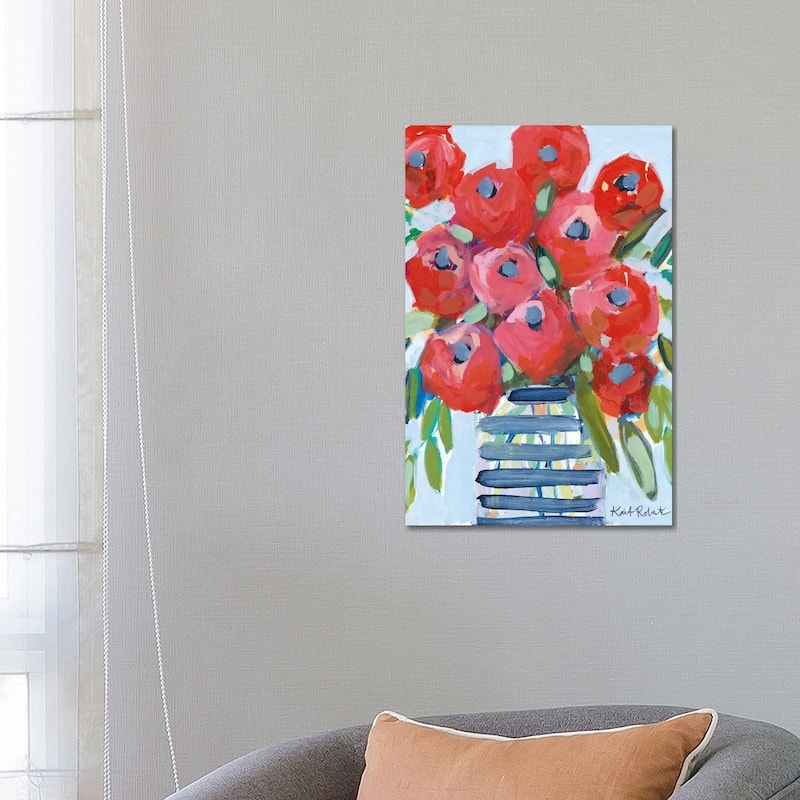 iCanvas "April Showers Give Me Flowers" by Kait Roberts Canvas Print - 26x18x1.5