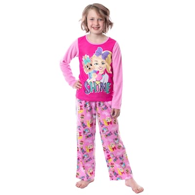 Nickelodeon Jojo Siwa Girls' Jojo and BowBow Shine 2 Piece Pajama Pant Set