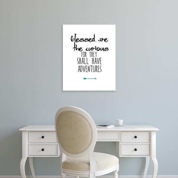 Easy Art Prints Jan Weiss's 'Blessed Are the Curious' Premium Canvas Art