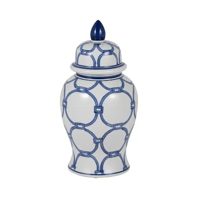 Sagebrook Home Temple Ceramic Jar