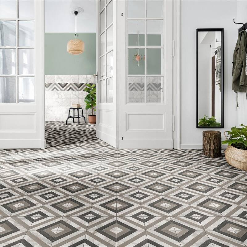 The Tile Life Palace 8x8 Wood Grey Porcelain Floor & Wall Tile