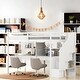 preview thumbnail 13 of 19, Wooden Loft Bed with Built-In Desk and Storage, Twin Loft Bed with Staircase, Easy To Install White
