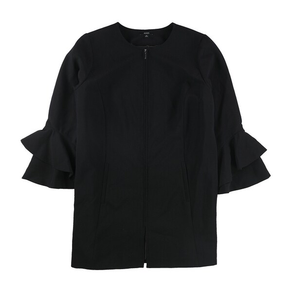 Alfani Womens Ruffle Sleeve Jacket. Opens flyout.