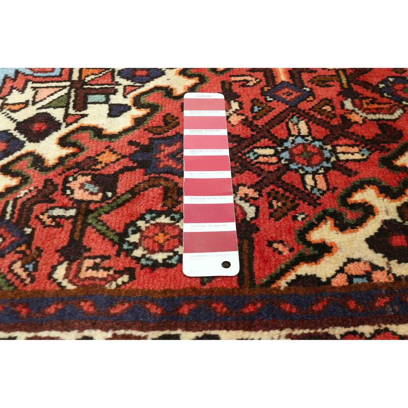 ECARPETGALLERY Hand-knotted Andelz Red Wool Rug - 3'2 x 4'9