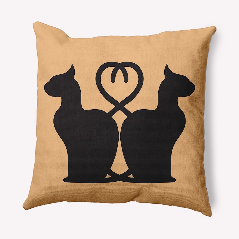 Conniving Cats Decorative Throw Pillow