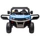 preview thumbnail 84 of 95, Electric 24V Ride-On Dump Truck for Kids, 2 Seater with Remote Control, Non-Slip Tires, and Storage Space