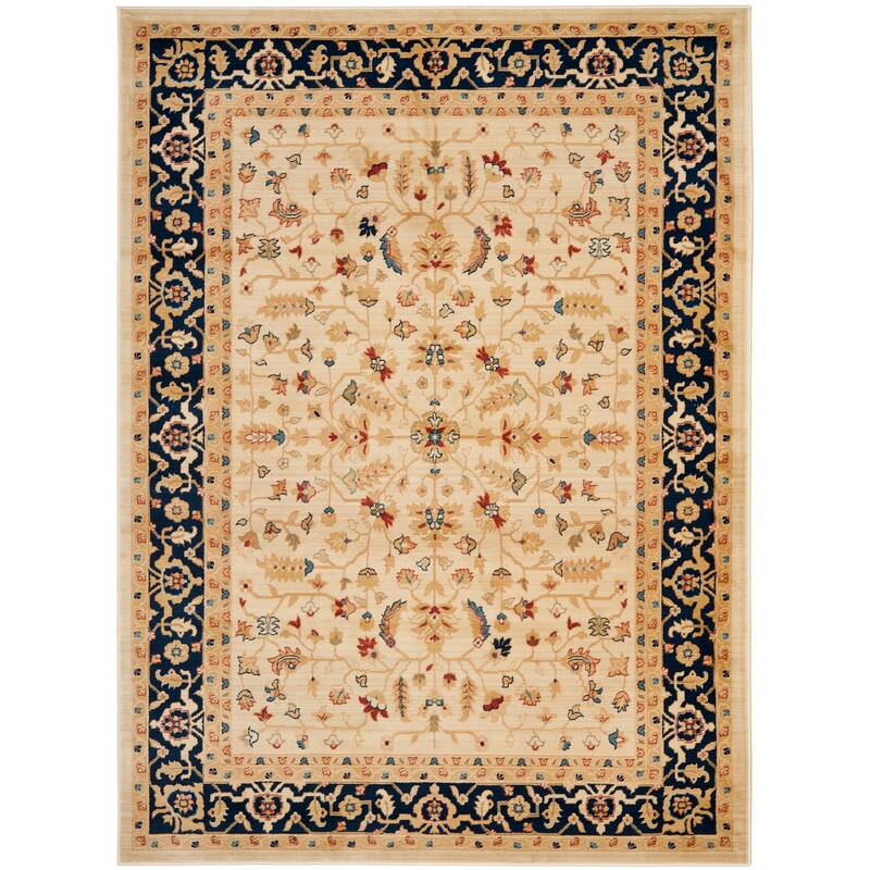 SAFAVIEH Austin Luice Traditional Oriental Rug - 4' x 5'7" - Cream/Navy