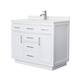 Option White / White Quartz Top / Brushed Nickel Hardware