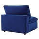 preview thumbnail 55 of 74, Commix Down Filled Overstuffed Velvet 5-Piece Sectional Sofa