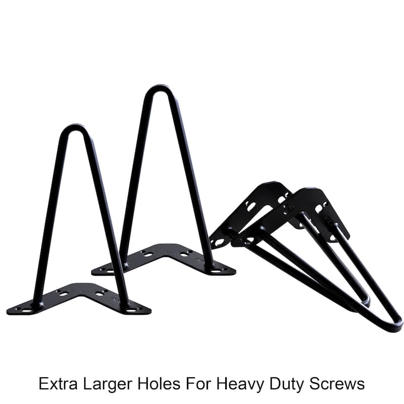 4 Piece Hairpin Metal Table Legs Furniture Legs