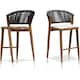 Option Counter Height-Scallop Cushion
